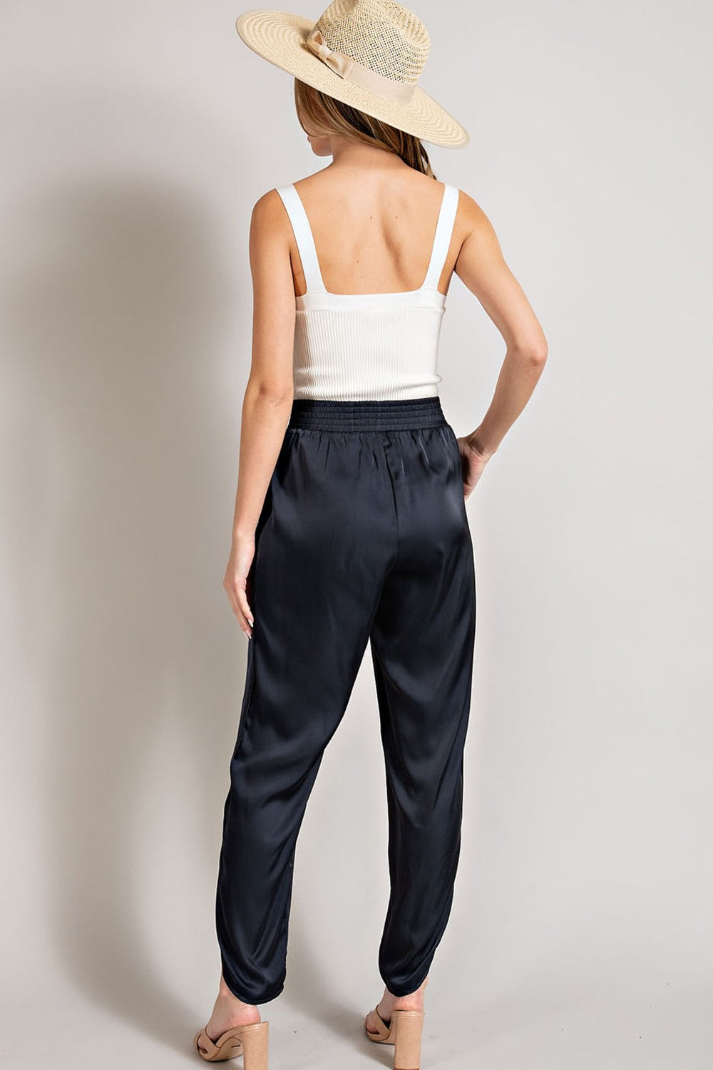 Satin Joggers | Pants