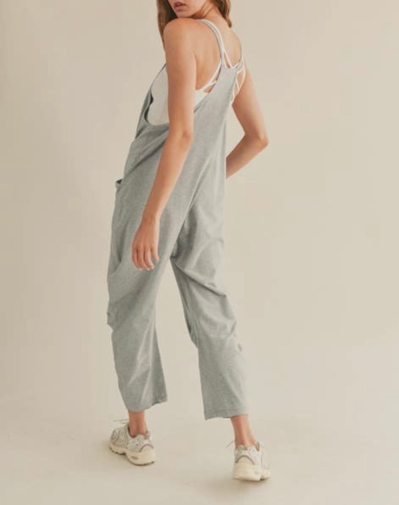 Jump for Joy Jumpsuit | in Grey