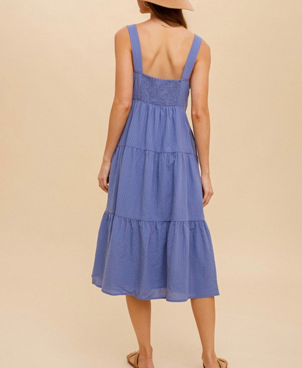 Blue Midi Delight | Dress