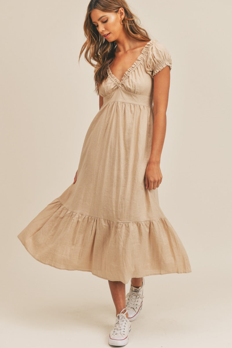 linen lounge dress Lightweight Linen Cotton Lounge Dress