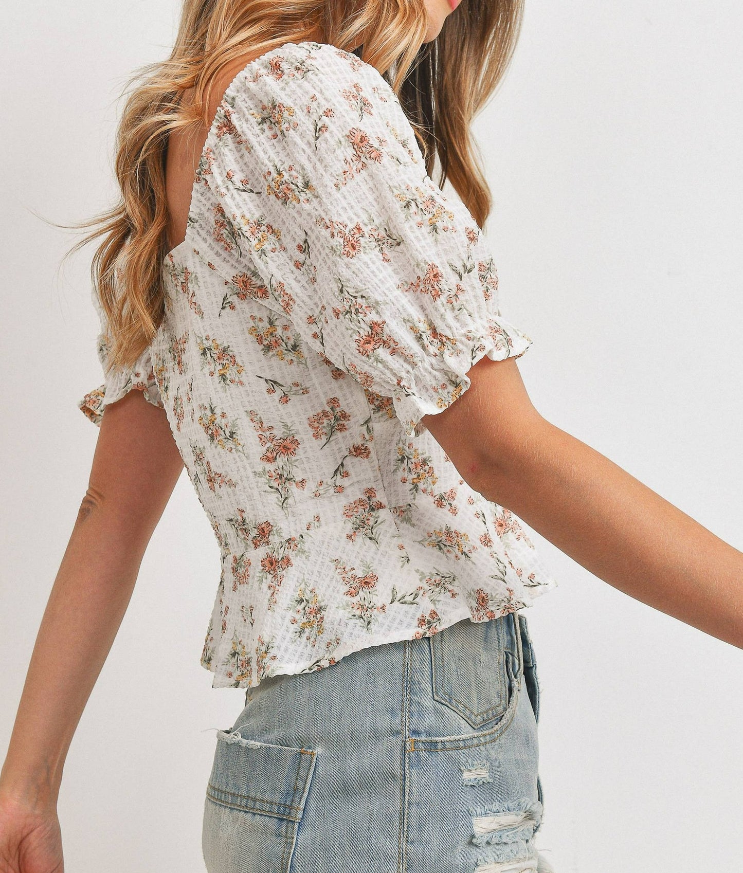 Square Knit | Crop Top